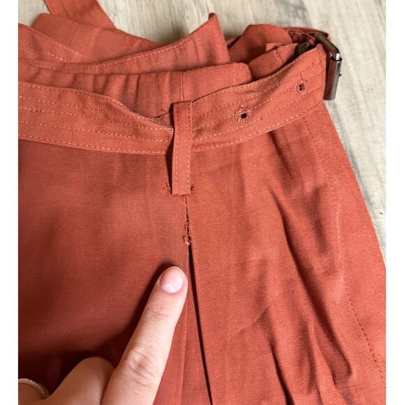 Moon River Wide Leg Linen Capri Pants Women’s Size L - Picture 9 of 12